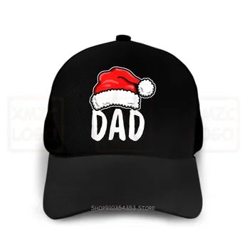Top Pánske Otec Klobúk Santa Zodpovedajúce Rodinu Vianočné Pajama Otec Darčeky Baseball Cap