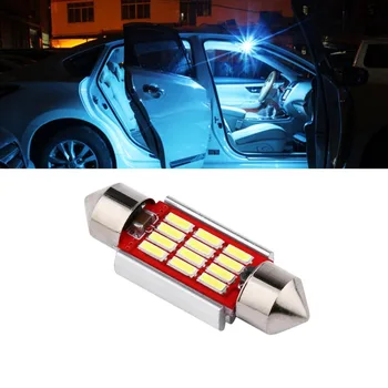 4014-12SMD Tepelné Žiarenie Auto Interiérové LED Osvetlenie, Lampy, Auto Mapa Strechy Čítanie Žiarovky Auto Dome Svetlo Zvýrazniť poznávacia Svetlo