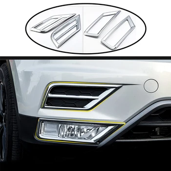 BACKAR Auto Styling Pre Volkswagen VW Tiguan 2017 MK2 2016 2018 ABS Prednej maske Hmla Vedúci Svetlo na Čítanie Rám Samolepky Príslušenstvo