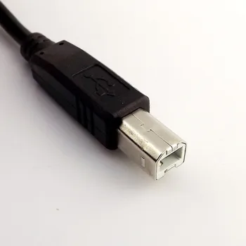 10pcs USB 2.0 Žena Zásuvky Panel Montáž Na USB B Samec Konektor Predlžovací Kábel 30 cm/50 cm/1m