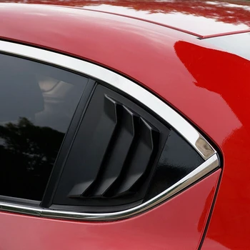 Auto Príslušenstvo, Čierne Zadné Okno Bočné Vetracie štrbiny ventilátora Panel Výbava pre Mazda 3 Axela 4Dr Sedan-2018