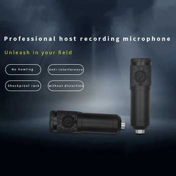 BM-800 súprava Mikrofónu, 360°, Univerzálny Ploche Posteli Konzolový Držiak Chladič Mikrofón Kotvy Live Set Karaoke