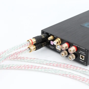 Pár Hifi valhalla OCC strieborné pozlátené RCA Audio Kábel prepojiť S wbt0144 audio Kábel Hi-end RCA RCA Predlžovací Kábel