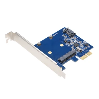 PCIe, Aby MSATA SSD & SATA3.0 Combo Rozširujúca Karta Radiča Prevodník Pre PC Desktop
