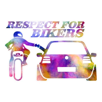 2021 Rešpekt pre Cyklistov, Auto Nálepky na Auto 3D Vinyl Zábavné UV Vytlačené Motocykel Obtlačky Styling Príslušenstvo Automobily