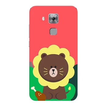 Originálny Kryt Na Huawei Honor 5C Módy Tlače Krásne Listy Farby Kvetu anjel Medveď Pevný Plastový Kryt Telefónu Coque
