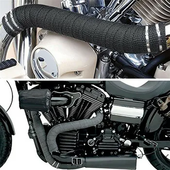 Výfukové Motocykel Tepelné Pásky Uniknúť Moto Šál Motokros Na SUZUKI BANDIT 1250 SV 1000 GSXR 1000 K8 LTR 450 KATANA 750