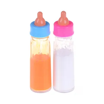 14 cm Bábiky Baby Fľaša na Kŕmenie Magic Figuríny Pacifiers Nastaviť Miznú Mlieko Zväzok Deti Hrať Hračka Príslušenstvo Reborn Preemie Auta