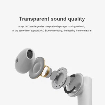 Bluetooth Slúchadlá Bezdrôtové Slúchadlá In-ear Redukcia Šumu Slúchadlá Napájanie Displej Odtlačkov prstov Dotyk