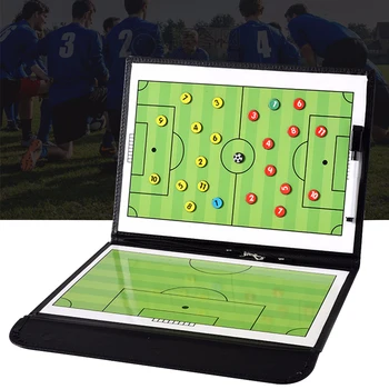 Prenosné Trainning Assisitant Zariadení Futbal Futbal Taktické Rady Ako 2,5 Násobne Kožené Užitočné Učebné Rada