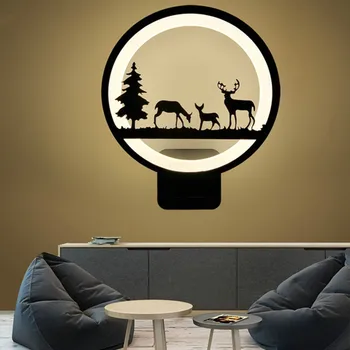 Nástenné Svietidlo LED Steny Sconce Svetlá Akryl Umenie Kreatívne Pre Spálne, Obývacia Izba, Chodba Výzdoba Domov wandlamp Svietidlá