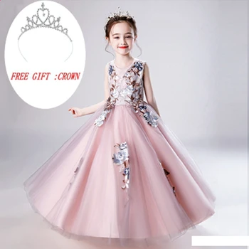 Princezná Šaty Backless Dospievajúce Dievčatá Cheongsam Čipky Dievča Šaty 2020 Nepravidelný DIEŤA 2-14 Rokov BAVLNY Krásne Deti Šaty