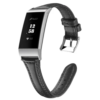 Pre Fitbit Poplatok 4 Popruh Náhradné Originálne Kožené Náramok Pásma pre Fitbit Poplatok 3 SE Fitness Tracker Ženy Muži Náramok