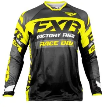 2021 lete dlhý rukáv enduro mx motocross zjazdové jersey cyklistické mtb motocykle oblečenie dh bike t shirt FXR FXR SRAM DH