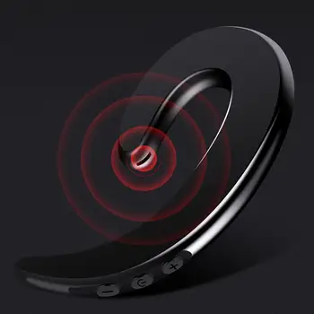 Ucho Headset Bluetooth Bezdrôtové Slúchadlá Mimo Ucha, Plug Headset Mikrofón s Potlačením Hluku Slúchadlá s Nabíjací Kábel