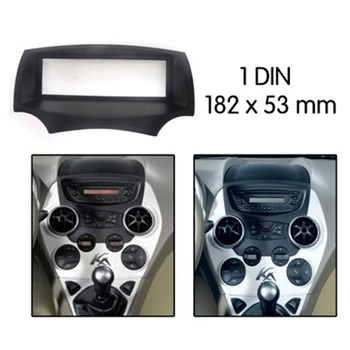 1 Din Audio Fascia Rádio GPS, DVD, Stereo CD Panel Dash Mount Inštalácie Výbava Auta Rám pre Ford KA 2008-2016