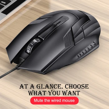 Kábel myši Mute Mute USB Home Office Desktop Prenosný Počítač Business C E-Športová Hra, LOL
