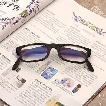 Odolať Modré Svetlo Okuliare na Čítanie Prenosné pre Starších Prečítajte si Okuliare Proti Modrej Presbyopia Magnifing Šošovky