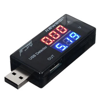 Nové 1pc USB Nabíjačka Lekár Voltmeter Ammeter Prúd Napätie Detektora Napätie Batérie Metrov