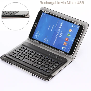 Notebook Štýl Tablet Bluetooth Bezdrôtová Klávesnica Kryt Funda 10.1 Palcový UNIVERZÁLNY Prípade Stojan pre Prestigio MultiPad PMT5021 3G