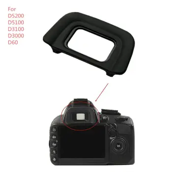 DK-20 Gumy Black Eyecup Okulára Hľadáčika Pre N-IKON Fotoaparát DSLR D50 D60 D70 D70S D3000 D3100 D5100
