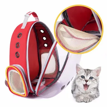 Mačky, Pet Taške Priedušná Prenosné Vonkajšie Cestovný batoh Pes Priestor Kapsule Transparentné Batoh 360 Stupňov Sightseeing