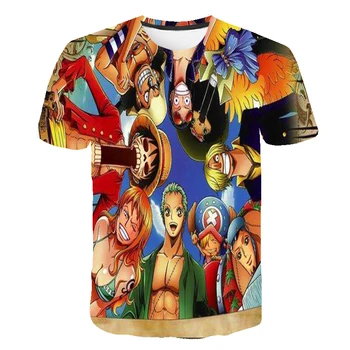Letné Nový Štýl Ležérne Oblečenie Chlapci Dievčatá Krátke Rukávy Oblečenia T-Shirt Pohyb Topy 3D Anime Naruto Tlač Tričko XL-5XL
