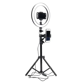 Vlog make-up Live Vyplniť Svetla Pre Krúžok Svetlo LED Selfie Stojan, Trojnožku Stmievateľné Lampy, Foto Video Telefón s Fotoaparátom Rnglight