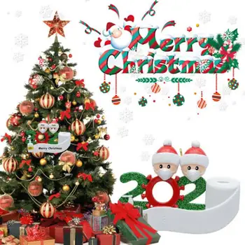 Vianočné Ozdoby Prívesok DIY Osobné Visí Ozdoby Narodeniny, Party, Vianočné Dekorácie pre Domov Dekor Dodávky