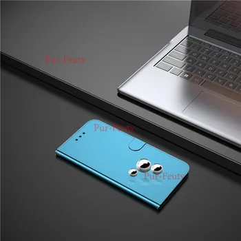 Pre Xiao Redmi Poznámka 8T Note8T 8 T K20 Poznámka 8 Profor Kože Flip Peňaženky, Tašky pre Xiao Redmi8A 7 7 7A 8a Y3 Zrkadlo Prípade