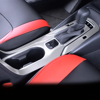 Auto Styling ABS Chrome Pre Toyota Corolla E210 2019 2020 Gear Box Panel Kryt Sequin Vnútorné Dekorácie Auto Samolepky Príslušenstvo