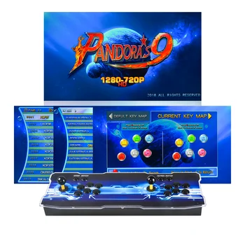 Nové 1500 Hry Pandora ' s Box 9 2 Hráčov, Arkádovej Hry, Stroj Konzola HD HDMI VGA Arcade Kabinetu Plug and Play