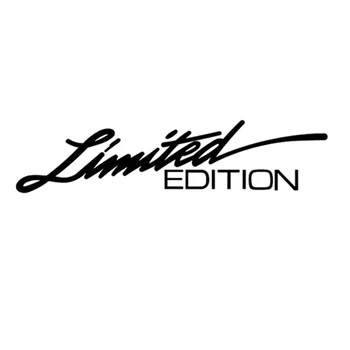 16 CM*3.8 CM LIMITED EDITION Tvorivé Vinyl Auto Okno Nálepky Auto-styling Odtlačkový Black/White
