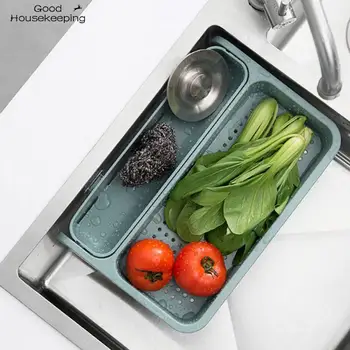 Kuchyňa Punch-free Umývadlo Sitko Scedíme Ovocia, Zeleniny Drainer Kôš prísavky Hubky Rack Nástroj pre Ukladanie Umývadlo Filter Polica