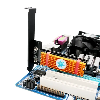 M. 2 NGFF PCI-e nvme SSD PCI Express 3.0 x4 Hostiteľský Adaptér s chladiča