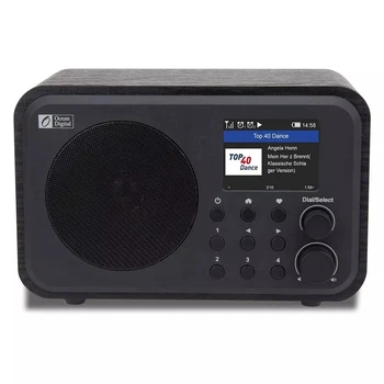 WiFi Internetové Rádiá WR-336N Prenosné Digitálne Rádio s Nabíjateľnou Batériou, Bluetooth Prijímač