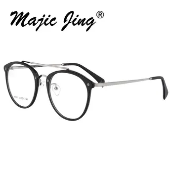 Magic Jing Acetát A Kovové Zmes RX Optické Rámy Krátkozrakosť Okuliare dioptrické Okuliare Predpis Okuliarov M9621