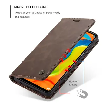 Pre Huawei P Smart 2018 OBR-LA1 Prípade Flip Magnet Peňaženky, Kožené Telefón puzdro Na Huawei Užite si 7S OBR-AL00 Prípade Silikónový Kryt