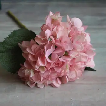Umelé Skúmie Kvet 47 cm Falošné Hodváb Jediný Skutočný Dotyk Hortenzií pre Svadobné Centerpieces Domácej Strany Dekoratívne Kvety