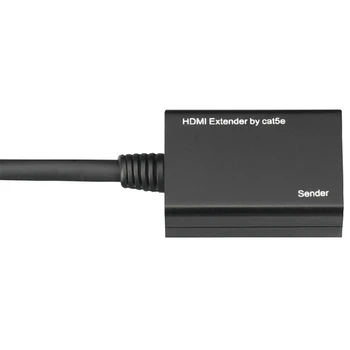 1 Dvojica HDMI Cez RJ45 CAT5E CAT6 Extender Až 100 stôp Kábel Podpora pre TV HDMI Extender Vysielač