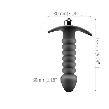 Silikónové Vodotesné Zadné análneho plug Sex Nástroje Upozorňuje sexuálnu Hračku, Stimulátor Masér Sex Produkty pre Unisex ST685