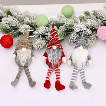 Vianočné švédsky Santa Gnome Plyšové Objať švédsky Elf Bábika Darček k Narodeninám Tabuľka Biela Šedá Vianočné Dekorácie pre Domov