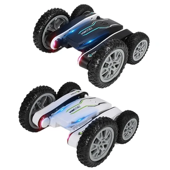 2.4 G 4WD Dvojité Batérie Crawler Stunt Car Hračky pre Deti Drift Buggy 360° Otáčanie Vyletí Vozidiel