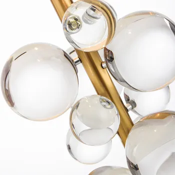 Nordic Chromatické Crystal Ball Mramoru Stolové Lampy, LED Zlato Stolná Lampa Pre Hotel čitáreň Módnych Domov Tabuľka osvetlenie TA016