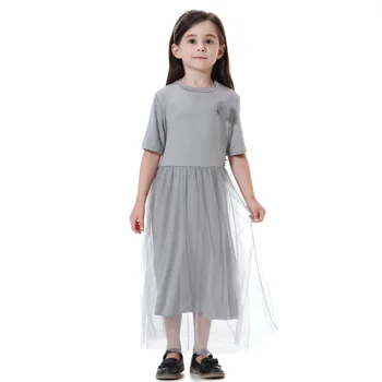 Moslimské Dievča Abaya Maxi Šaty Deti oka sladké Dlhé Šaty, Šaty Jubah Ramadánu Arabských Islamské Oblečenie strany princezná šaty 2020
