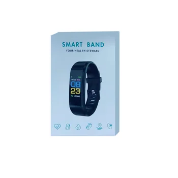 115 Plus Smart Hodinky Bluetooth Športové Hodinky Zdravie Inteligentný Náramok Srdcovej Frekvencie Fitness Krokomer Náramok Nepremokavé Muži Hodinky