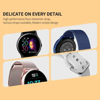 DT88 smart hodinky s okrúhlym dotykový displej smart hodinky s srdcovej frekvencie chytré tracker športové módne hodinky