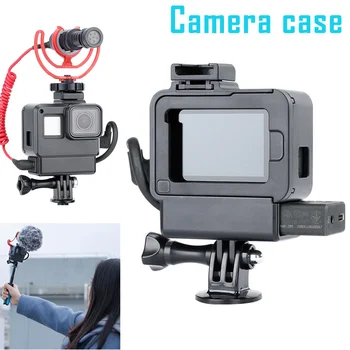 Fotoaparát Prípade Bývania Shell Ochranné Vlogging Rám Príslušenstvo pre GoPro Hero 7 6 5 GDeals