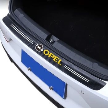 Auto Chvost batožinového priestoru Zadný Nárazník Chránič karbónová Nálepka Pre Opel Astra J H G K Insígnie Corsa D B E Mokka Vectra Príslušenstvo