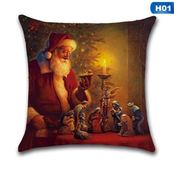 Vianočné Santa Claus Vankúš Sofa Auto Vankúš Domova Vianoce, Nový Rok Ornament